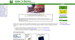 Desktop Screenshot of linesandcurves.com